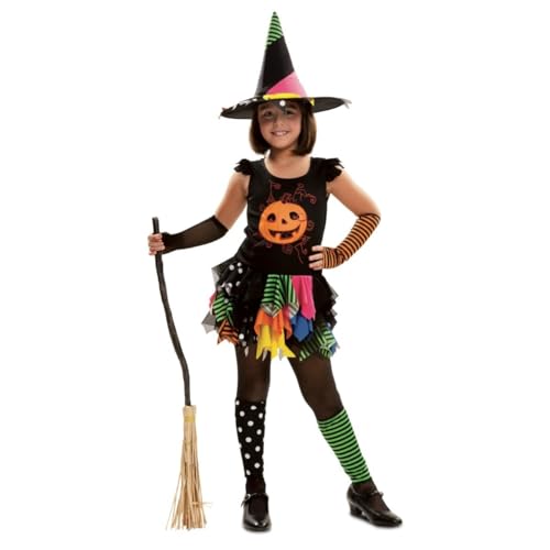 My Other Me Hexenkostüm für Mädchen, mit Kleid, Hut, Manschetten und Stulpen in Orange und Schwarz, Größe 10-12 Jahre. Erwecken Sie die Magie bei jedem Schritt Halloween My Other Me Hexenkostüm für Mädchen, mit Kleid, Hut, Manschetten und Stulpen in Orange und Schwarz, Größe 10-12 Jahre. Erwecken Sie die Magie bei jedem Schritt Halloween von My Other Me