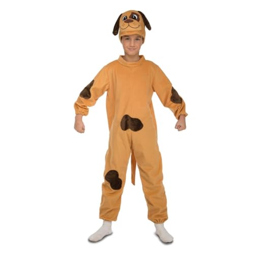 My Other Me Hundekostüm für Babys, Unisex, orange, mit Overall mit Mütze, Größe 1-2 Jahre, perfekt für einen spielerischen und abenteuerlichen Nachmittag von My Other Me