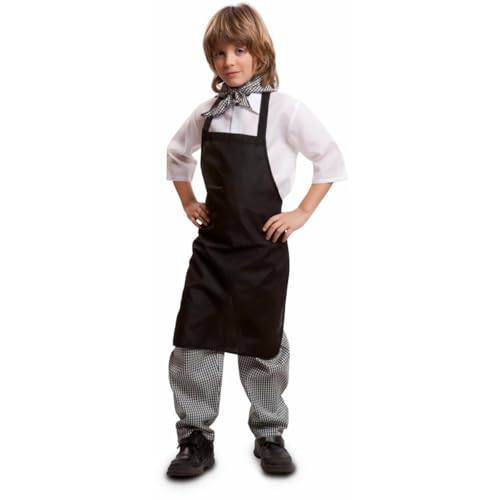 My Other Me Kastanien-Kostüm für Kinder, mit Halstuch, Hemd, Schürze und Hose, schwarz-weiß, Größe 10-12 Jahre. Perfekt, um eine bezaubernde Tradition nachzubilden My Other Me Kastanien-Kostüm für Kinder, mit Halstuch, Hemd, Schürze und Hose, schwarz-weiß, Größe 10-12 Jahre. Perfekt, um eine bezaubernde Tradition nachzubilden von My Other Me