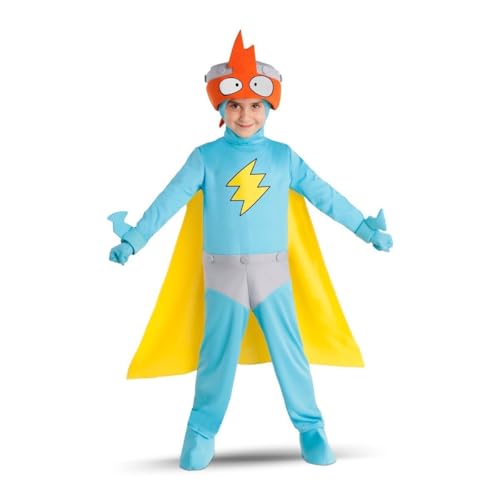 My Other Me Kinderkostüm Kid Kazoom in Gelb und Blau, mit Mütze, Sturmhaube, Overall, Umhang, Stiefelstulpen, Handschuhen und Armreifen Größe 6-7 Jahre. Wecken Sie den Helden in sich auf. My Other Me Kinderkostüm Kid Kazoom in Gelb und Blau, mit Mütze, Sturmhaube, Overall, Umhang, Stiefelstulpen, Handschuhen und Armreifen Größe 6-7 Jahre. Wecken Sie den Helden in sich auf. von My Other Me