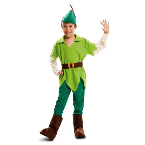 My Other Me Kinderkostüm Peter Pan in Grün, mit Hut, Hemd, Gürtel, Hose und Stiefelstulpen, Größe 5-6 Jahre. Begeben Sie sich auf magische Abenteuer in Nimmerland My Other Me Kinderkostüm Peter Pan in Grün, mit Hut, Hemd, Gürtel, Hose und Stiefelstulpen, Größe 5-6 Jahre. Begeben Sie sich auf magische Abenteuer in Nimmerland von My Other Me