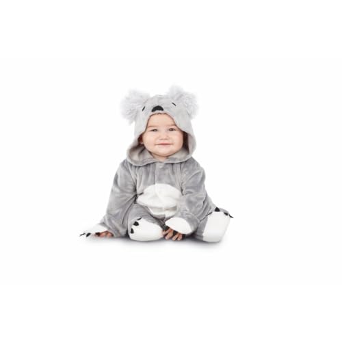 My Other Me Koala-Kostüm für Babys, Unisex, Größe 7 – 12 Monate, inkl. Monog Ris, mit weißen Beinen, schwarzen Krallen und Kapuze mit Pompom-Ohren, schwarzen Augen und runder Nase. My Other Me Koala-Kostüm für Babys, Unisex, Größe 7 – 12 Monate, inkl. Monog Ris, mit weißen Beinen, schwarzen Krallen und Kapuze mit Pompom-Ohren, schwarzen Augen und runder Nase. von My Other Me