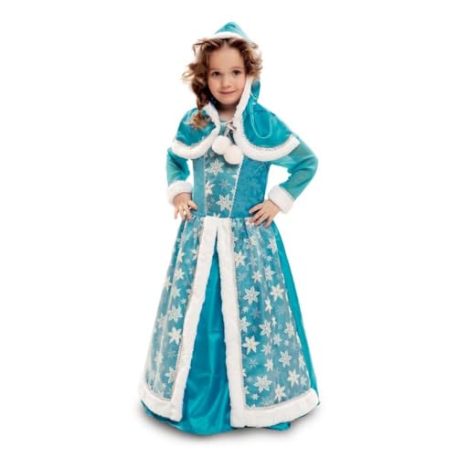 My Other Me Kostüm für Mädchen, Eiskönigin mit Kleid und Kapeline mit Kapuze in Blau und Weiß, Größe 10-12 Jahre, ideal für Winterpartys und magische Abenteuer My Other Me Kostüm für Mädchen, Eiskönigin mit Kleid und Kapeline mit Kapuze in Blau und Weiß, Größe 10-12 Jahre, ideal für Winterpartys und magische Abenteuer von My Other Me