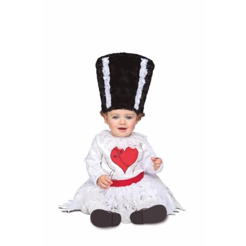My Other Me Kostüm für Mädchen, Monsterbraut, mit Kleid und Mütze, in Weiß und Rot, Größe 12-24 Monate. Ein Hauch gruseliger Zärtlichkeit für Halloween My Other Me Kostüm für Mädchen, Monsterbraut, mit Kleid und Mütze, in Weiß und Rot, Größe 12-24 Monate. Ein Hauch gruseliger Zärtlichkeit für Halloween von My Other Me
