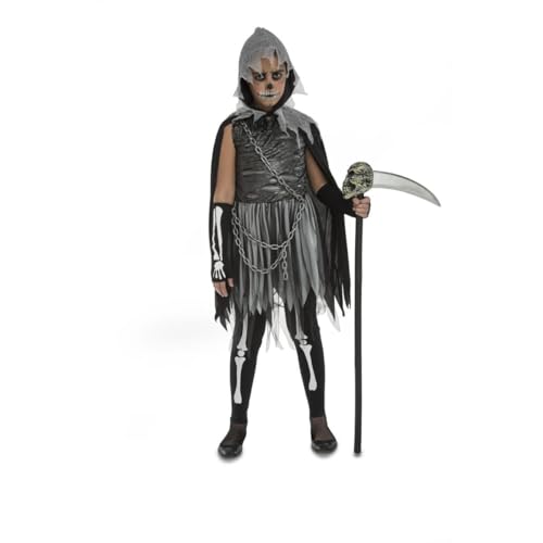 My Other Me Kostüm für Mädchen, schwarz und grau, Umhang mit Kapuze, Kleid, Manschetten, Gamaschen und Gürtel, Größe 10-12 Jahre, perfekt für Halloween My Other Me Kostüm für Mädchen, schwarz und grau, Umhang mit Kapuze, Kleid, Manschetten, Gamaschen und Gürtel, Größe 10-12 Jahre, perfekt für Halloween von My Other Me