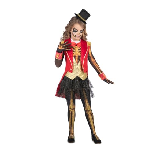 My Other Me Kostüm für Mädchen mit Kopfbedeckung, Kleid, Manschetten, Handschuhen und Strümpfen, in Rot und Gold, Größe 3-4 Jahre. Perfekt für ein faszinierendes Halloween! My Other Me Kostüm für Mädchen mit Kopfbedeckung, Kleid, Manschetten, Handschuhen und Strümpfen, in Rot und Gold, Größe 3-4 Jahre. Perfekt für ein faszinierendes Halloween! von My Other Me