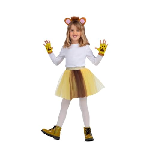 My Other Me Löwenkostüm für Mädchen, gelb, mit Stirnband, Fäustlingen und Tutu mit Schwanz, Einheitsgröße. Wagen Sie es, auf Ihrer nächsten Kostümparty zu brüllen. My Other Me Löwenkostüm für Mädchen, gelb, mit Stirnband, Fäustlingen und Tutu mit Schwanz, Einheitsgröße. Wagen Sie es, auf Ihrer nächsten Kostümparty zu brüllen. von My Other Me