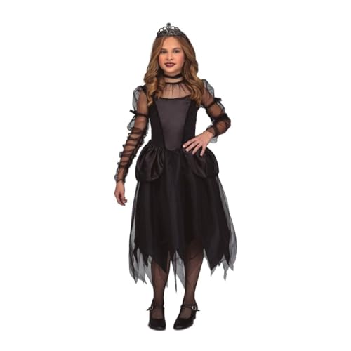 My Other Me Mädchenkostüm Gothic Damiselin schwarz mit Diadem, Kleid und Halskette, Größe 7-9 Jahre, ideal zum Leuchten auf der nächsten Kostümparty My Other Me Mädchenkostüm Gothic Damiselin schwarz mit Diadem, Kleid und Halskette, Größe 7-9 Jahre, ideal zum Leuchten auf der nächsten Kostümparty von My Other Me
