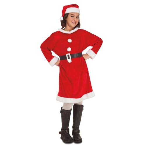 My Other Me Mädchenkostüm Weihnachtsmama mit Hut, Kleid und Gürtel in weiß und rot, Größe 7-9 Jahre. My Other Me Mädchenkostüm Weihnachtsmama mit Hut, Kleid und Gürtel in weiß und rot, Größe 7-9 Jahre. von My Other Me