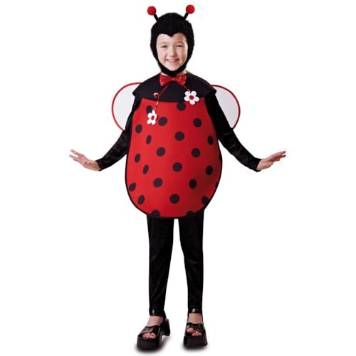 My Other Me Marienkäfer-Kostüm für Kinder, Unisex, schwarz und rot, mit Körper, Flügeln und Mütze, Größe 7-9 Jahre. Perfekt für eine unvergessliche Frühlingsparty My Other Me Marienkäfer-Kostüm für Kinder, Unisex, schwarz und rot, mit Körper, Flügeln und Mütze, Größe 7-9 Jahre. Perfekt für eine unvergessliche Frühlingsparty von My Other Me