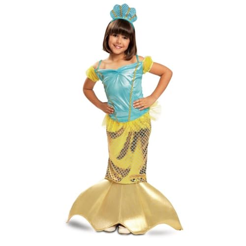 My Other Me Meerjungfrauenkostüm für Mädchen, mit Kleid und Kopfschmuck in Blau und Gold, Größe 3-4 Jahre. Perfekt zum Auftauchen der Tiefe auf jeder Mottoparty My Other Me Meerjungfrauenkostüm für Mädchen, mit Kleid und Kopfschmuck in Blau und Gold, Größe 3-4 Jahre. Perfekt zum Auftauchen der Tiefe auf jeder Mottoparty von My Other Me