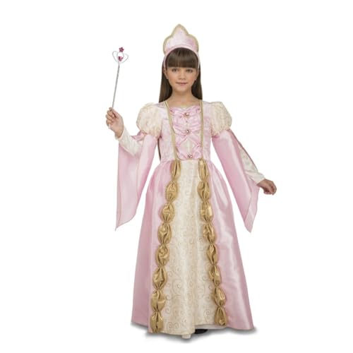 My Other Me Prinzessinnenkostüm für Mädchen, Größe 5-6 Jahre, inklusive rosa und beigefarbenem Kleid mit goldenen Details und Puffärmeln und passendem Kranz. My Other Me Prinzessinnenkostüm für Mädchen, Größe 5-6 Jahre, inklusive rosa und beigefarbenem Kleid mit goldenen Details und Puffärmeln und passendem Kranz. von My Other Me