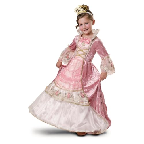 My Other Me Prinzessinnenkostüm für Mädchen, rosa, mit Kleid und Haarreif, Größe 5–6 Jahre. Perfekt, um bei jedem echten Ereignis zu glänzen. von My Other Me