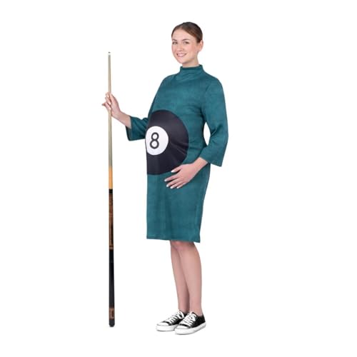 My Other Me Schwangerschaftskostüm für Erwachsene, Ball, Kleid mit Billardball-Druck, grün, Größe M. Beeindrucken Sie auf Ihrer nächsten Party mit einem einzigartigen und lustigen Stil. My Other Me Schwangerschaftskostüm für Erwachsene, Ball, Kleid mit Billardball-Druck, grün, Größe M. Beeindrucken Sie auf Ihrer nächsten Party mit einem einzigartigen und lustigen Stil. von My Other Me
