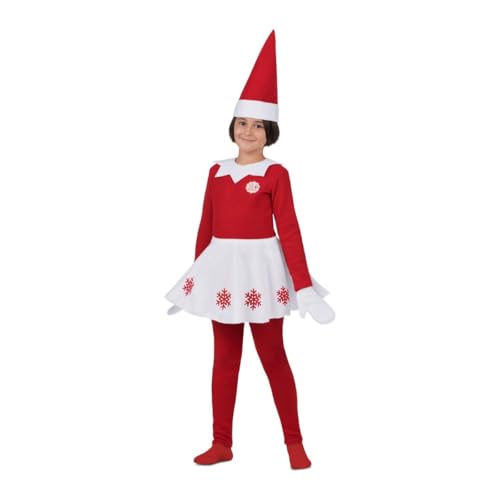 My Other Me Scout Elf-Kostüm für Mädchen, weiß und rot, mit Mütze, T-Shirt, Fäustlinge, Rock und Strumpfhosen, Größe 7–9 Jahre. Perfekt, um eine magische und freche Weihnachtsgeschichte nachzubilden. My Other Me Scout Elf-Kostüm für Mädchen, weiß und rot, mit Mütze, T-Shirt, Fäustlinge, Rock und Strumpfhosen, Größe 7–9 Jahre. Perfekt, um eine magische und freche Weihnachtsgeschichte nachzubilden. von My Other Me