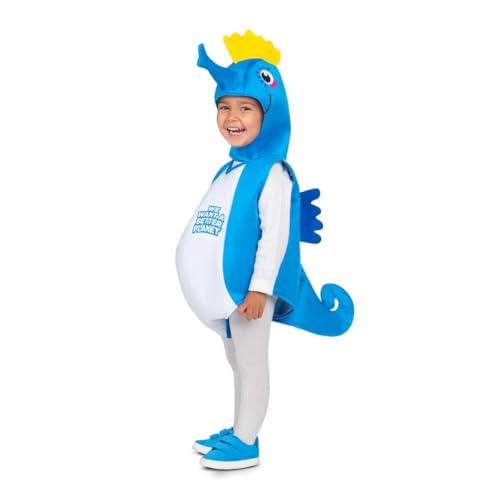 My Other Me Seepferdchen-Kostüm für Babys in Blau und Weiß, mit Mütze und Overall, Größe 12-24 Monate. Der Ozean war noch nie so nah. My Other Me Seepferdchen-Kostüm für Babys in Blau und Weiß, mit Mütze und Overall, Größe 12-24 Monate. Der Ozean war noch nie so nah. von My Other Me