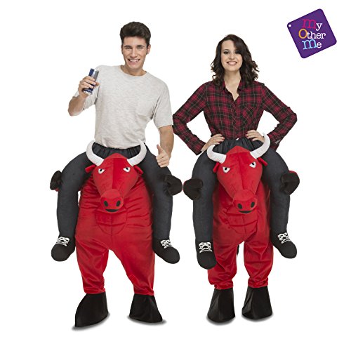 My Other Me Unbekannt 204318 Halloween Kostüm Ride-on Stier, Unisex, Erwachsene, Rot, M/L My Other Me Unbekannt 204318 Halloween Kostüm Ride-on Stier, Unisex, Erwachsene, Rot, M/L von My Other Me