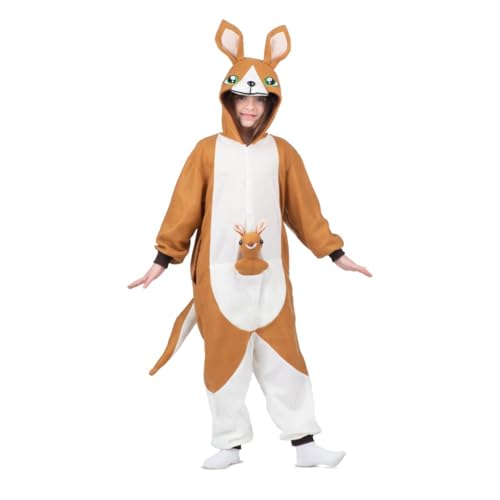 My Other Me Unisex-Känguru-Kostüm für Kinder, Einheitsgröße. Inklusive Overall mit Kapuze mit Ohren, Augen und Schnauze, Schwanz und Plüsch. Kleiner Springer umarmt weiche Zärtlichkeit. My Other Me Unisex-Känguru-Kostüm für Kinder, Einheitsgröße. Inklusive Overall mit Kapuze mit Ohren, Augen und Schnauze, Schwanz und Plüsch. Kleiner Springer umarmt weiche Zärtlichkeit. von My Other Me