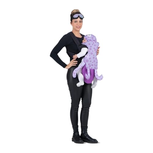 My Other Me Unisex-Kostüm für Erwachsene und Babys unter 1 Jahr, Taucher und Oktopus, Unisex, Lila, mit Rucksacküberzug, Taucherbrille und Oktopusmütze, Einheitsgröße, für Unterwasserabenteuer My Other Me Unisex-Kostüm für Erwachsene und Babys unter 1 Jahr, Taucher und Oktopus, Unisex, Lila, mit Rucksacküberzug, Taucherbrille und Oktopusmütze, Einheitsgröße, für Unterwasserabenteuer von My Other Me