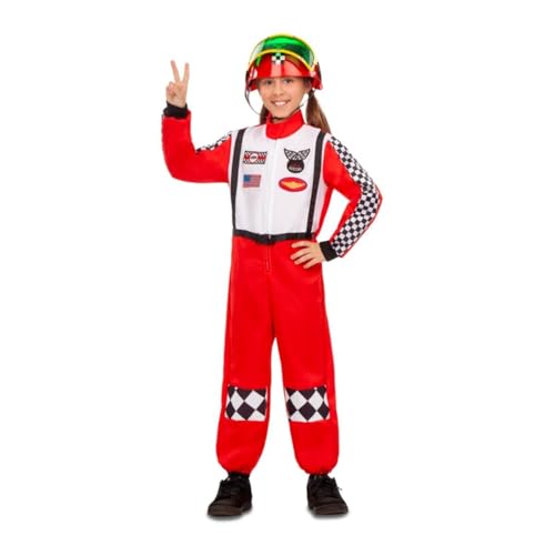 My Other Me Unisex-Kostüm für Kinder, Rennfahrer, schwarz und rot, mit Overall und Helm, Größe 3-5 Jahre. Spüren Sie den Nervenkitzel der Rennstrecke, die mit Ihren Freunden interagiert My Other Me Unisex-Kostüm für Kinder, Rennfahrer, schwarz und rot, mit Overall und Helm, Größe 3-5 Jahre. Spüren Sie den Nervenkitzel der Rennstrecke, die mit Ihren Freunden interagiert von My Other Me