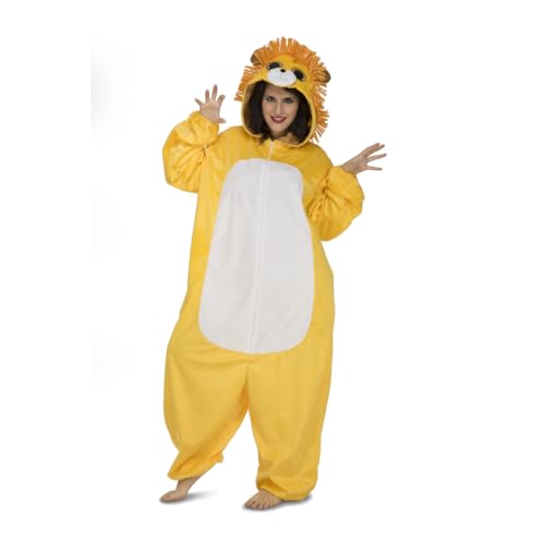 My Other Me Unisex-Pyjama-Kostüm Löwe, mit Kapuze, Gelb und Weiß, für Erwachsene, Größe XS. Erleben Sie den wilden Spaß der Savanne auf Ihrer nächsten Party My Other Me Unisex-Pyjama-Kostüm Löwe, mit Kapuze, Gelb und Weiß, für Erwachsene, Größe XS. Erleben Sie den wilden Spaß der Savanne auf Ihrer nächsten Party von My Other Me