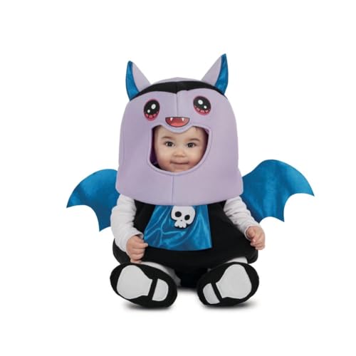 My Other Me Vampir-Kostüm für Babys, Unisex, mit Anzug, Mütze, Söckchen und Flügeln in Blau und Lila, Größe 12-24 Monate, ein entzückender Akzent für Halloween My Other Me Vampir-Kostüm für Babys, Unisex, mit Anzug, Mütze, Söckchen und Flügeln in Blau und Lila, Größe 12-24 Monate, ein entzückender Akzent für Halloween von My Other Me