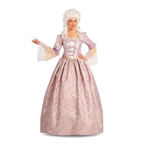 My Other Me Versailles Damen-Kostüm, Größe S. Inklusive langem Prinzessinnenkleid mit langen ausgestellten Ärmeln in Rosa-, Violetttönen und goldfarbenen Details und weißer Spitze und Unterrock. My Other Me Versailles Damen-Kostüm, Größe S. Inklusive langem Prinzessinnenkleid mit langen ausgestellten Ärmeln in Rosa-, Violetttönen und goldfarbenen Details und weißer Spitze und Unterrock. von My Other Me
