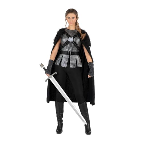 My Other Me Vikinger-Kostüm für Erwachsene, Schwarz, Umhang mit Korrektur, Tunika, Gürtel und Fäustlingen Größe L. Wecken Sie Ihren Geist einer mutigen und abenteuerlustigen Entdeckerin. My Other Me Vikinger-Kostüm für Erwachsene, Schwarz, Umhang mit Korrektur, Tunika, Gürtel und Fäustlingen Größe L. Wecken Sie Ihren Geist einer mutigen und abenteuerlustigen Entdeckerin. von My Other Me