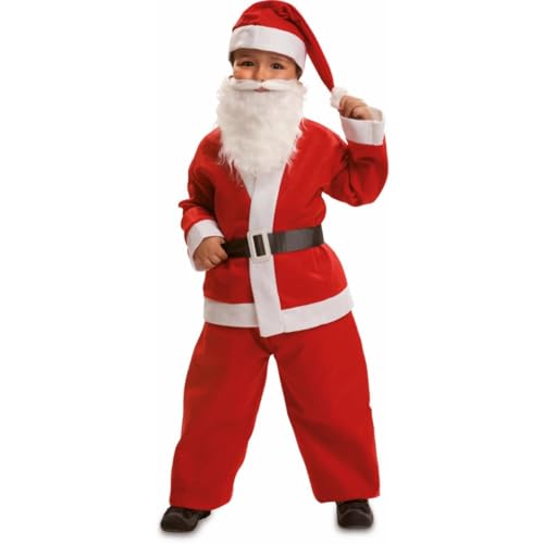 My Other Me Weihnachtsmann-Kostüm für Kinder, weiß und rot, mit Hut, Bart, Jacke, Gürtel und Hose, Größe 5–6 Jahre. Perfekt, um diesen Partys Magie und Freude zu verleihen. My Other Me Weihnachtsmann-Kostüm für Kinder, weiß und rot, mit Hut, Bart, Jacke, Gürtel und Hose, Größe 5–6 Jahre. Perfekt, um diesen Partys Magie und Freude zu verleihen. von My Other Me