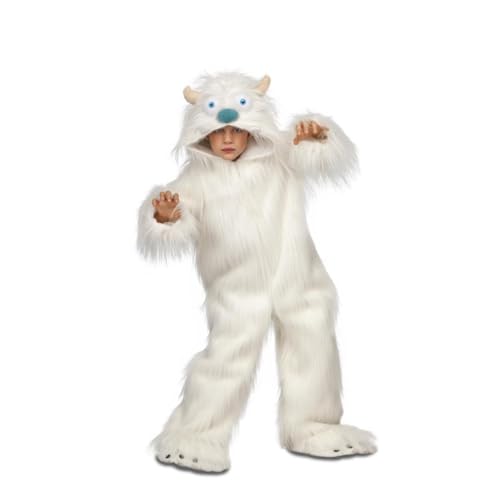 My Other Me Yeti-Kostüm für Kinder, mit Kapuze, weiß, Unisex, Größe 10-12 Jahre. Erwecken Sie die Magie der verschneiten Berge. von My Other Me