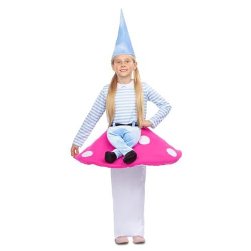 My Other Me - Zwerg-Kostüm für Kinder in Weiß und Blau, mit Pilzrock, Gürtel mit Beinen, Mütze und T-Shirt, geeignet für Größen von 7 bis 12 Jahren, perfekt für Herbst-Themenpartys My Other Me - Zwerg-Kostüm für Kinder in Weiß und Blau, mit Pilzrock, Gürtel mit Beinen, Mütze und T-Shirt, geeignet für Größen von 7 bis 12 Jahren, perfekt für Herbst-Themenpartys von My Other Me