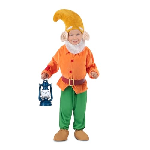 My Other Me Zwergkostüm für Kinder, orange und grün, mit Mütze, Bart, Kasack, Gürtel, Hose und Stiefelstulpen, Größe 10-12 Jahre. Perfekt für ein magisches Abenteuer im Wald My Other Me Zwergkostüm für Kinder, orange und grün, mit Mütze, Bart, Kasack, Gürtel, Hose und Stiefelstulpen, Größe 10-12 Jahre. Perfekt für ein magisches Abenteuer im Wald von My Other Me