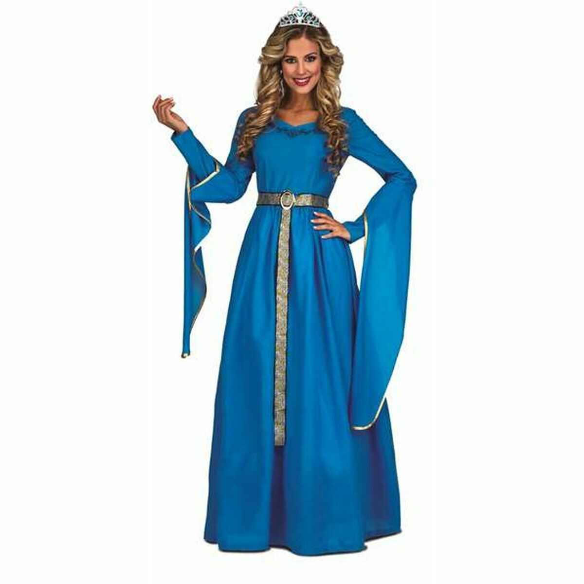 Verkleidung für Erwachsene My Other Me Blau Mittelalterliche Prinzessin 2 Stücke Verkleidung für Erwachsene My Other Me Blau Mittelalterliche Prinzessin 2 Stücke von My Other Me