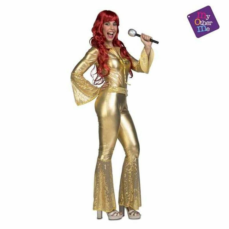 Verkleidung für Erwachsene My Other Me Damen Disco Gold von My Other Me