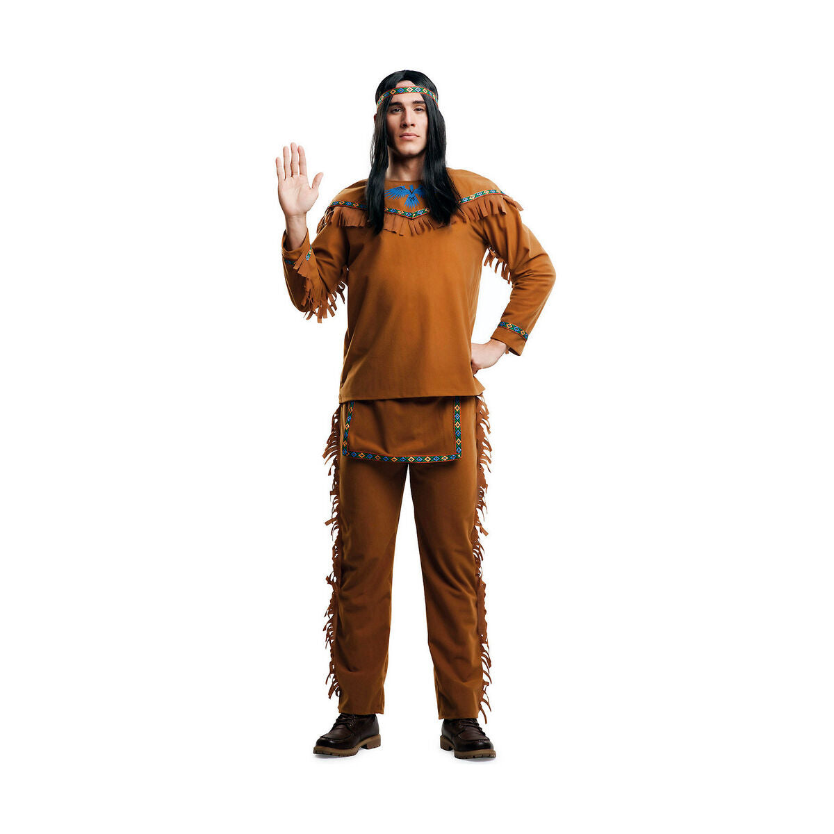 Verkleidung für Erwachsene My Other Me Indianer (3 Stücke) von My Other Me