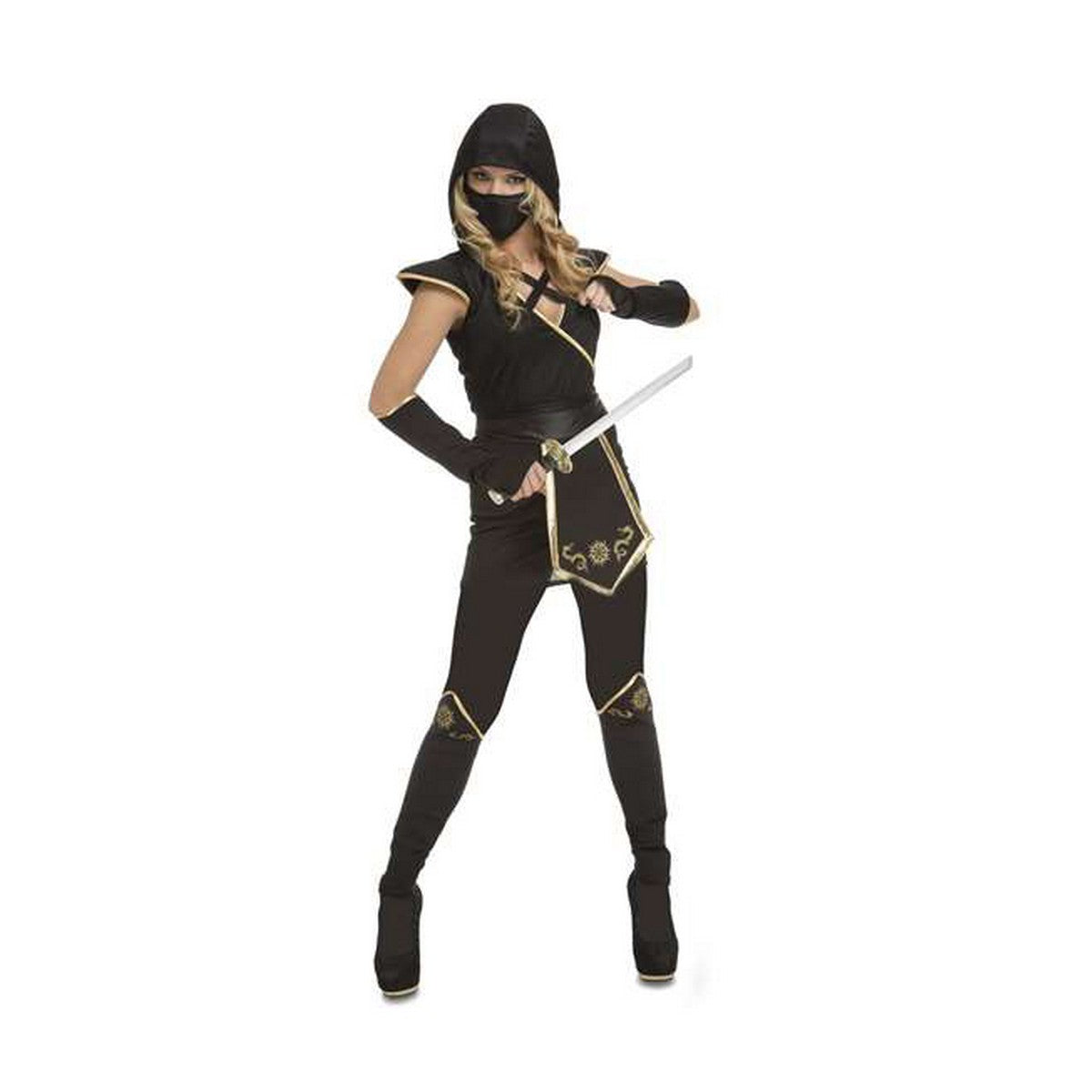 Verkleidung für Erwachsene My Other Me Schwarz Ninja Damen S Verkleidung für Erwachsene My Other Me Schwarz Ninja Damen S von My Other Me