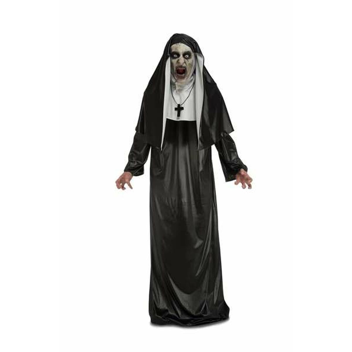 Verkleidung für Erwachsene My Other Me Schwarz Tote Nonne M/L (3 Stücke) von My Other Me