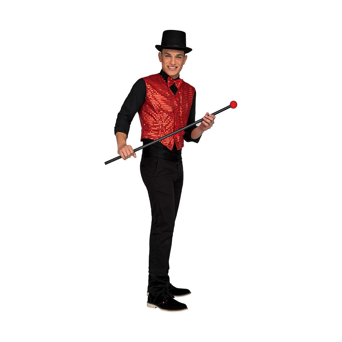 Verkleidung für Erwachsene My Other Me Showman Rot Weste M/L Verkleidung für Erwachsene My Other Me Showman Rot Weste M/L von My Other Me