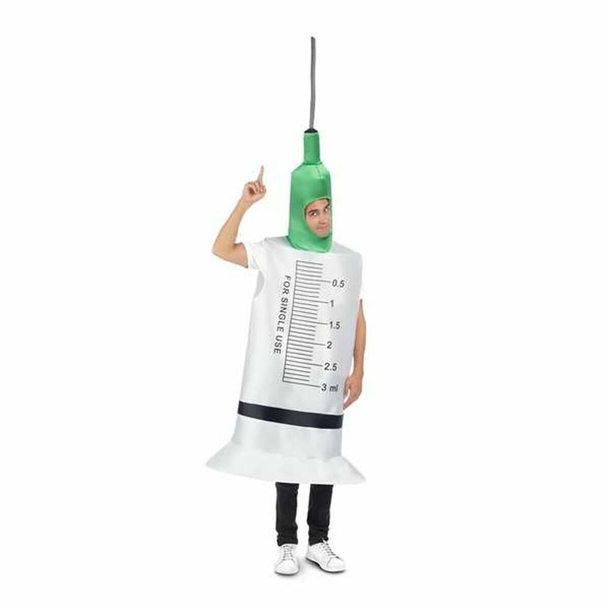 Verkleidung für Erwachsene My Other Me Syringe Weiß Einheitsgröße Verkleidung für Erwachsene My Other Me Syringe Weiß Einheitsgröße von My Other Me