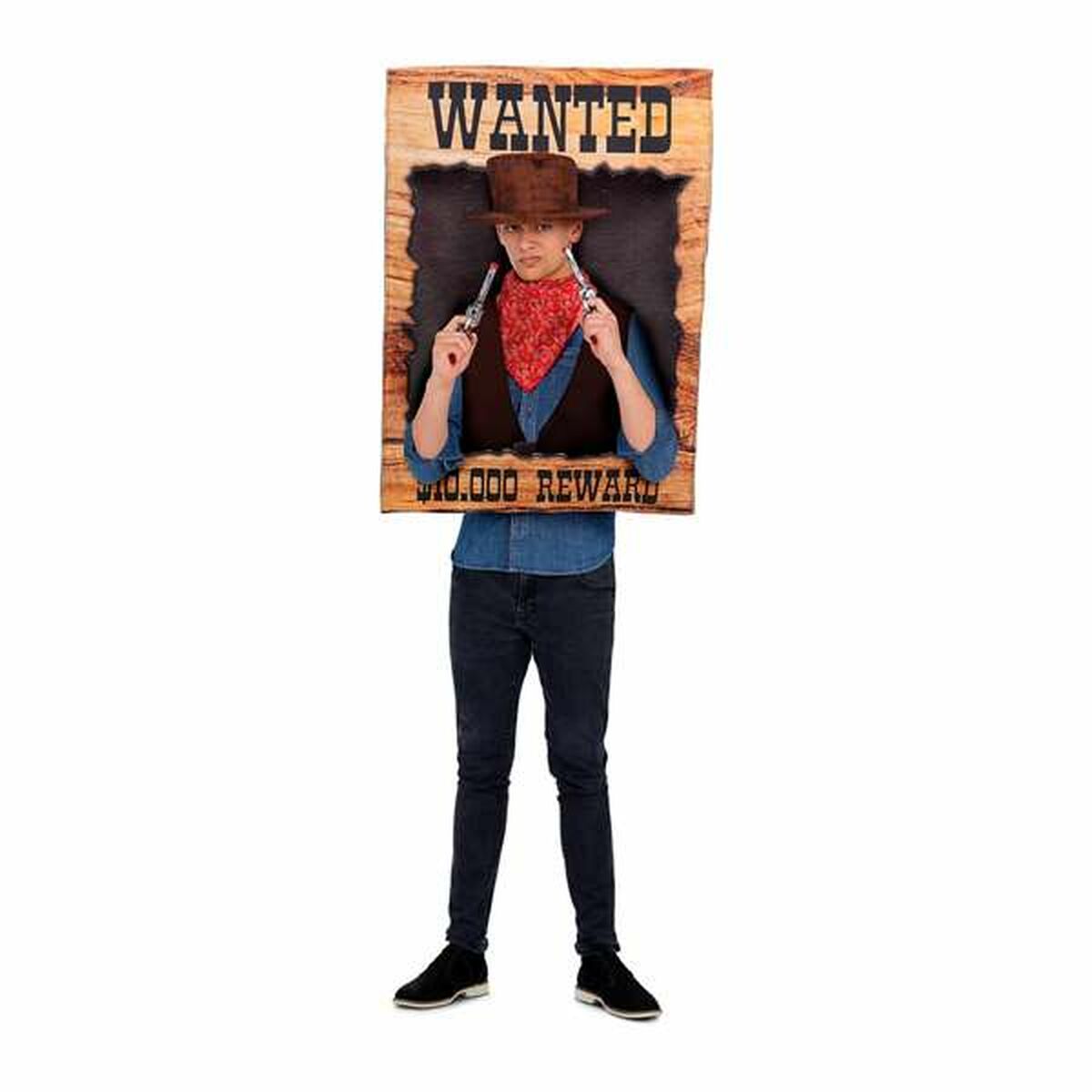 Verkleidung für Erwachsene My Other Me Wanted Einheitsgröße Cowboy 3 Stücke Verkleidung für Erwachsene My Other Me Wanted Einheitsgröße Cowboy 3 Stücke von My Other Me