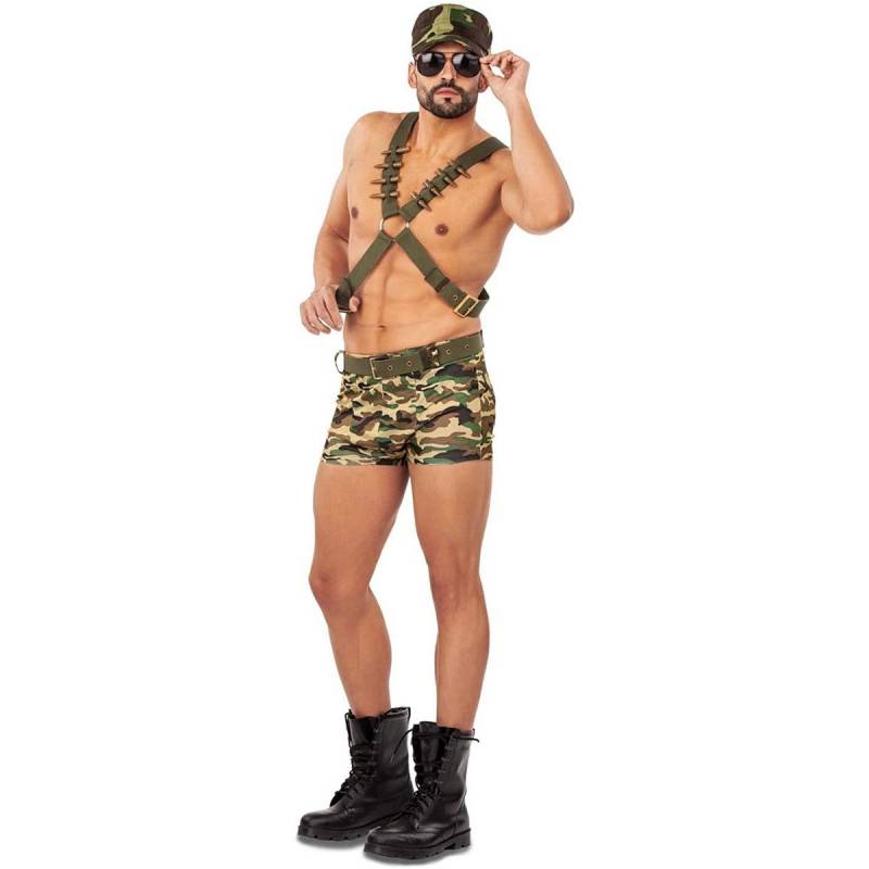 Verkleidung für Erwachsene My Other Me XL Tarnung Soldat von My Other Me