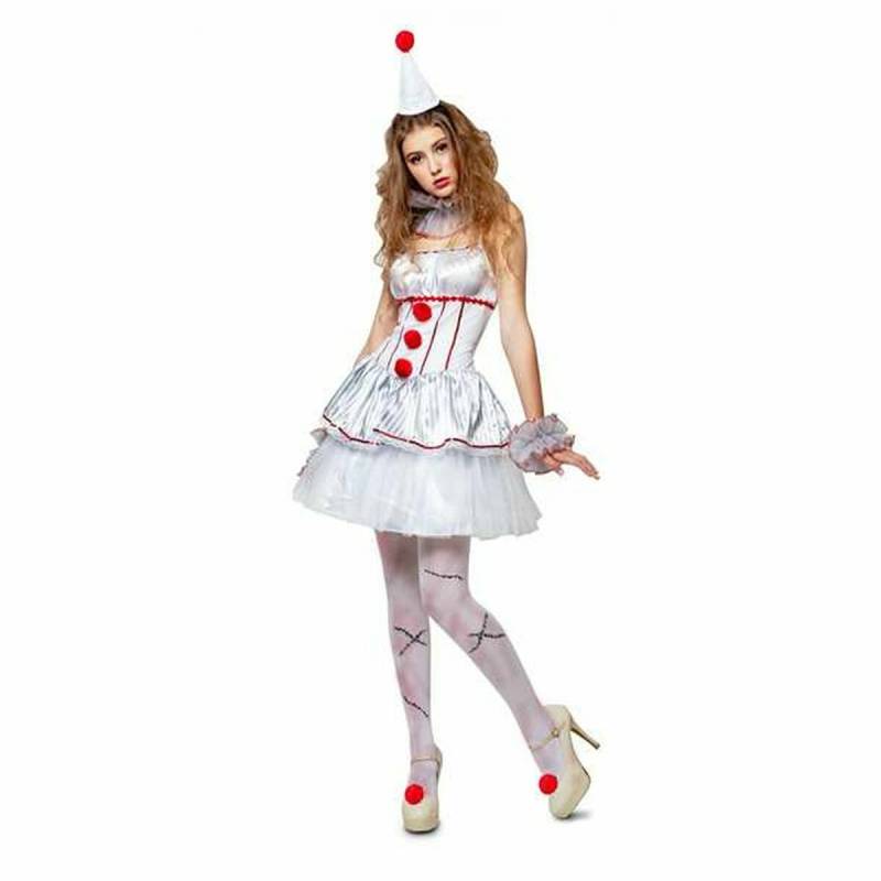 Verkleidung für Erwachsene My Other Me geheimnisvolle Frau Clownin (4 Stücke) von My Other Me