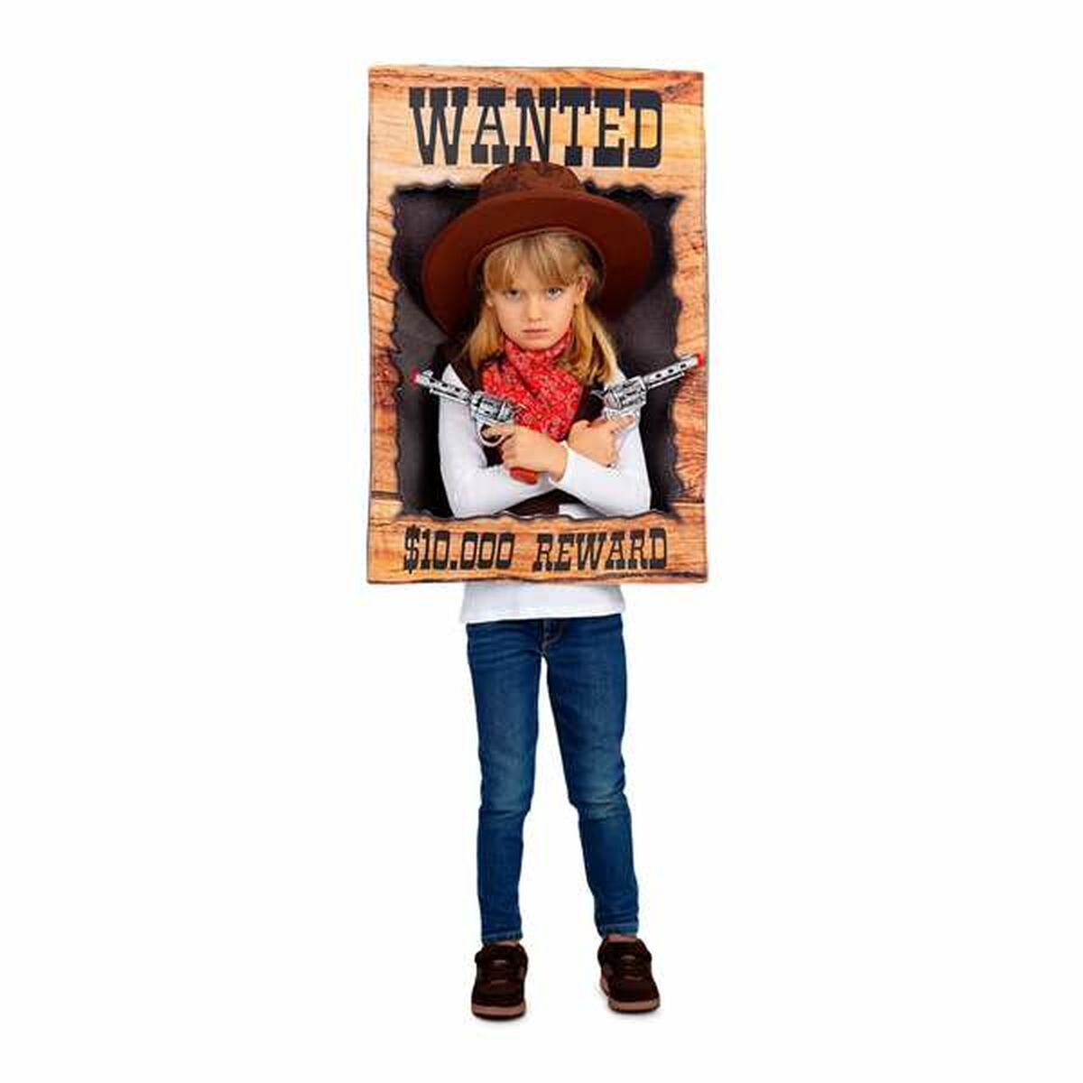 Verkleidung für Kinder My Other Me Wanted Cowboy Einheitsgröße 3 Stücke von My Other Me