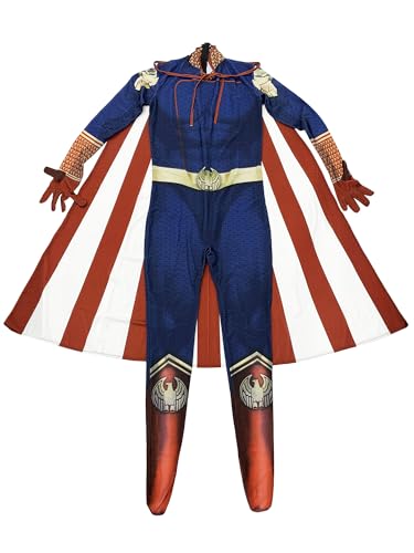 Homelander Erwachsenenkostüm (Größe XL), Blau, XL von My Party Shirt