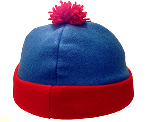 My Party Shirt Stan Marsh Mütze mit Bommel, Blau und Rot, Baumwoll-Fleece-Mütze mit Bommel, Geschenk für Erwachsene, Cosplay-Fan My Party Shirt Stan Marsh Mütze mit Bommel, Blau und Rot, Baumwoll-Fleece-Mütze mit Bommel, Geschenk für Erwachsene, Cosplay-Fan von My Party Shirt