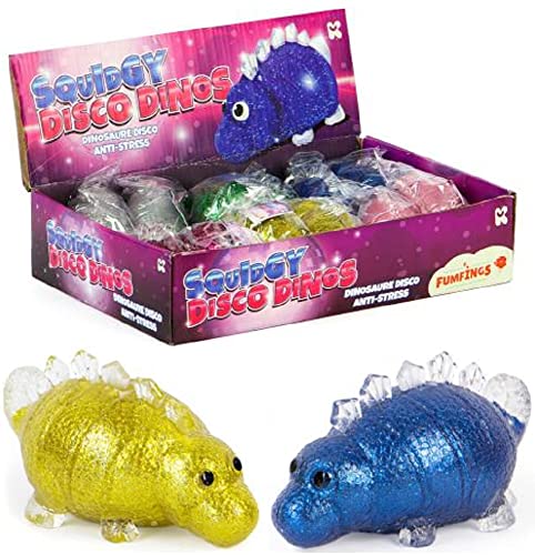My Pet Elephant Fumfings Squidgy Disco-Dinosaurier, 9 cm, Stressabbau, ab 3 Jahren, Spielzeug für Kinder, sortiert My Pet Elephant Fumfings Squidgy Disco-Dinosaurier, 9 cm, Stressabbau, ab 3 Jahren, Spielzeug für Kinder, sortiert von My Pet Elephant