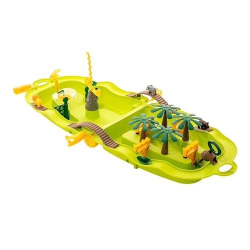 My Pet Elephant starplay1 Jungle Water Trolley, Faltbarer Wasserwagen mit Zubehör, für Kinder ab 2 Jahren, Indoor und Outdoor Wasserspiel, Sand und sensorisches Spielen, grün, Large von My Pet Elephant
