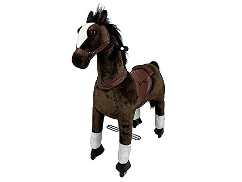 My Pony Reiten auf Pferd Spielzeug Plüsch Lauftier Dunkelbraunes Pferd für 3-6 Jahre von My Pony