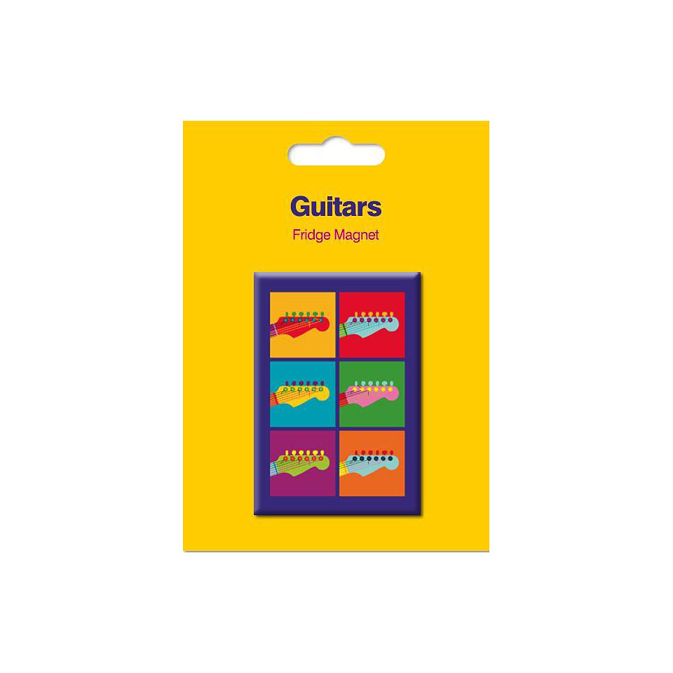 My World Pop Art Magnet - Guitars Dekomagnet My World Pop Art Magnet - Guitars Dekomagnet von My World