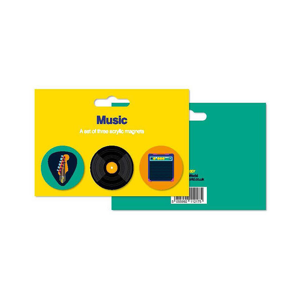 My World Set of 3 Magnets - Music Dekomagnet My World Set of 3 Magnets - Music Dekomagnet von My World